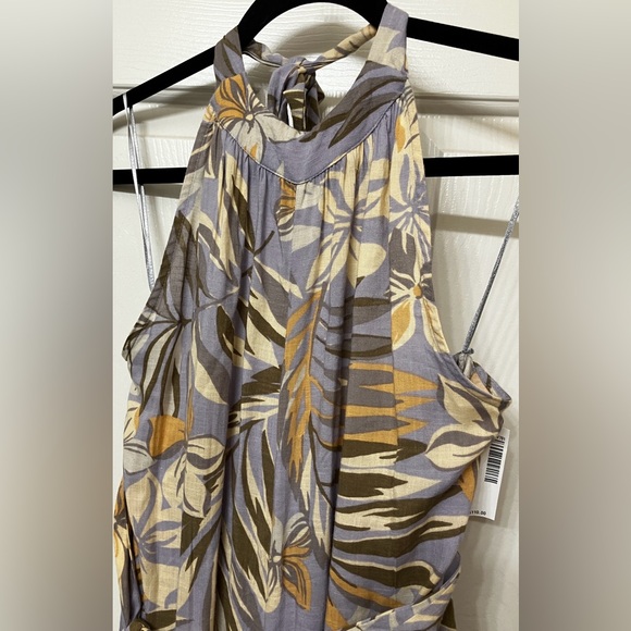 BNWT Bila.77-La Paz Halter Style Wide Leg Jumpsuit Da Mist Sz MED - Picture 5 of 16